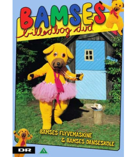 Bamses billedbog - Flyvemaskine og danskeskole - DVD - BRUGT