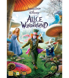 Alice I Eventyrland - Johnny Depp - Disney - DVD - BRUGT