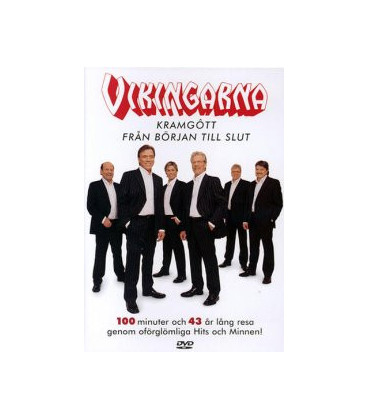 Vikingarna - Kramgött från början till slut - DVD - BRUGT
