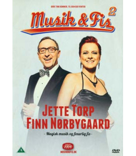 FINN NØRBYGÅRD & JETTE TORP Musik & Fis 2 (2013) - DVD - BRUGT