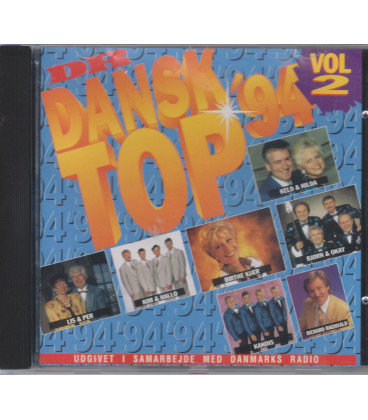 Dansk top '94, vol. 2 - CD - BRUGT