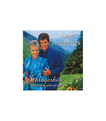 ASTRID & FREDDY BRECK: SCHLAGERHITS - 16 dansktop perler på tysk - CD - BRUGT
