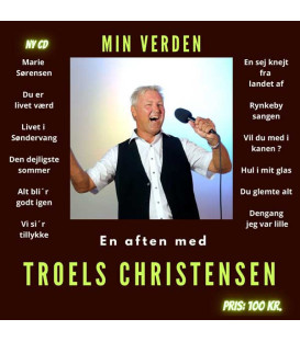 Troels Christensen - Min verden - CD - NYHED  september 2020