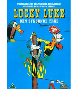Lucky Luke 5: Den syngende tråd / Spor over prærien - DVD - BRUGT