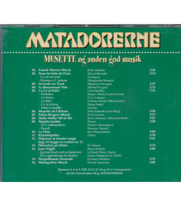 Aalborg Harmonikaklub - Matadoerne - CD - BRUGT