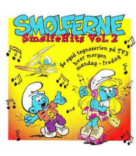 Smølferne ‎– Smølfehits Vol. 2 - CD - BRUGT