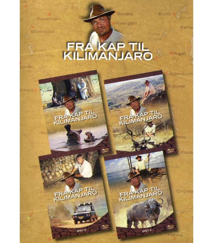 Fra Kap Kilimanjaro (4-disc) - 4 DVD - BRUGT - Jack