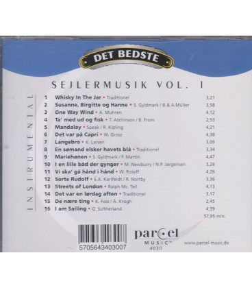 Det bedste - Sejler musik 1 - Instrumental - CD - BRUGT