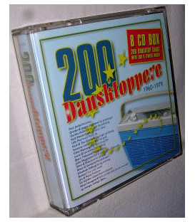 200 DANSKTOPPERE  1960-1979 - 8 CD