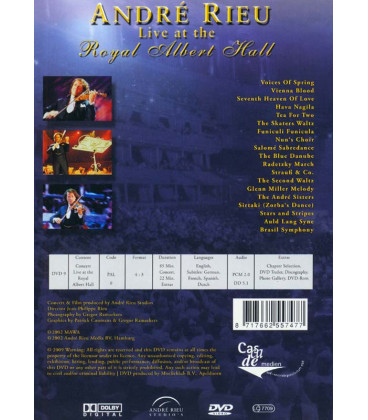 Andre Rieu: Live at The Royal Albert Hall - DVD - BRUGT