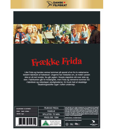 Frække Frida (Dansk Filmskat) - DVD - NY - NYHED FEBRUAR 2021