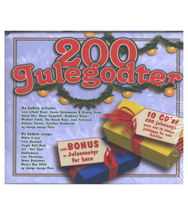 200 Julegodter - 10 CD - BRUGT