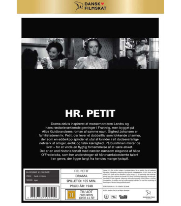 Hr. Petit (Dansk Filmskat) - DVD - NY - NYHED MARTS 2021