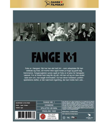 Fange nr. 1 (Dansk Filmskat) - DVD - NYHED APRIL 2021 - KAN FØRST LEVERES I NÆSTE UGE