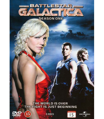 Battlestar Galactica: Season 1 & Miniserie - 5 DVD - BRUGT