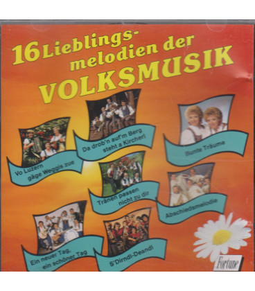 16 Lieblingsmelodien der Volksmusik - CD - BRUGT