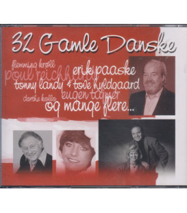 32 gamle danske - 2 CD - BRUGT