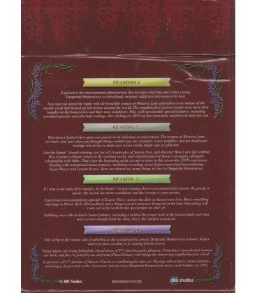 Desperate Housewives: Komplet boks - Season 1 - 2 - 3 og 4 - 19 DVD - BRUGT