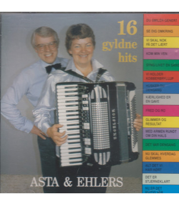 Asta & Ehlers – 16 Gyldne Hits - CD - BRUGT