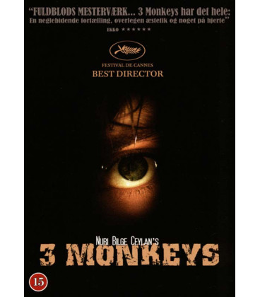 3 Monkeys - DVD - BRUGT