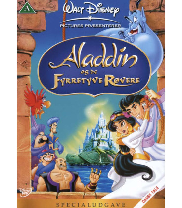 ALADDIN - OG DE FYRRETYVE RØVERE - Disney - Specialudgave - DVD - BRUGT