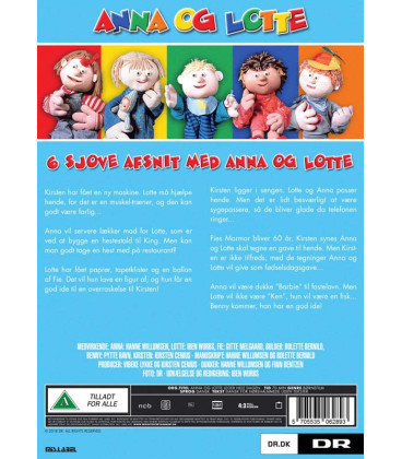 Anna og Lotte: Leger hele dagen - DVD - BRUGT