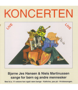 Bjarne Jes Hansen og Niels Martinussen - Koncerten - CD - BRUGT