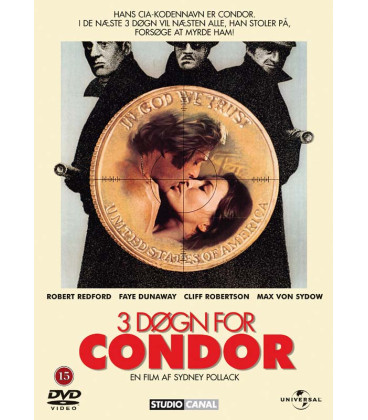 3 Døgn For Condor - DVD - BRUGT