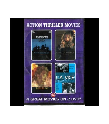 Action Thriller Movies - 4 FILM - 2 DVD