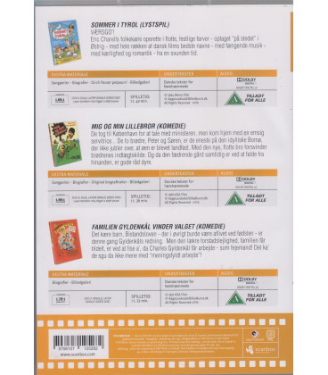 3 Danske Film - 3 DVD - BRUGT