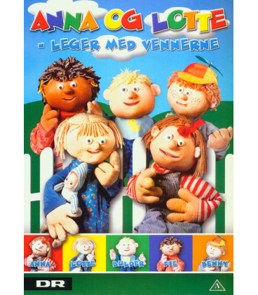 Anna og Lotte - Leger med vennerne - DVD - BRUGT