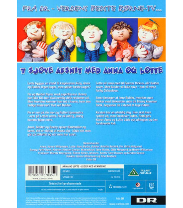 Anna og Lotte - Leger med vennerne - DVD - BRUGT
