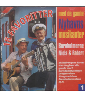 De gamle nyhavnsmusikanter - 1 : 18 favoritter - CD - BRUGT