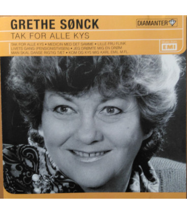 Grethe Sønck – Tak For Alle Kys - CD - BRUGT