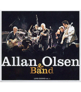 ALLAN OLSEN & BAND LIVE VOL. 1 - CD - DVD - BRUGT