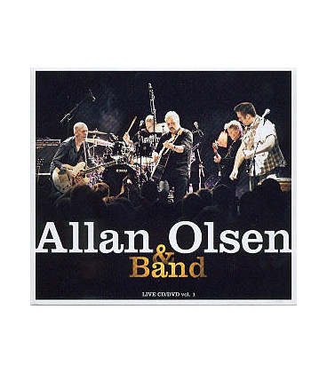 ALLAN OLSEN & BAND LIVE VOL. 1 - CD - DVD - BRUGT