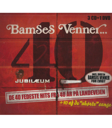 Bamses Venner – 40 (De 40 Fedeste Hits + 10 Af De "Uhørte" Sange) - 3 CD - 1 DVD