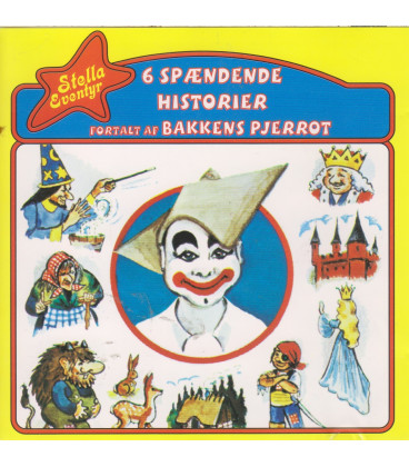 6 spændende historier fortalt af Bakkens Pjerrot - Stella - CD - BRUGT