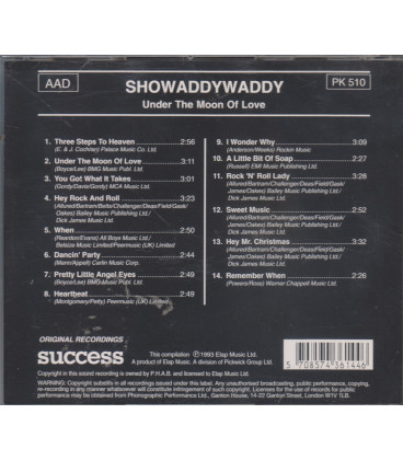 Showaddywaddy – Under The Moon Of Love - CD - BRUGT