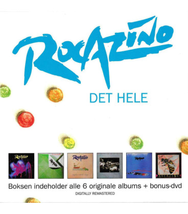 Rocazino – Det Hele -	6 cd'er + 1 dvd-video + 1 kommentarhæfte - CD - DVD - BRUGT