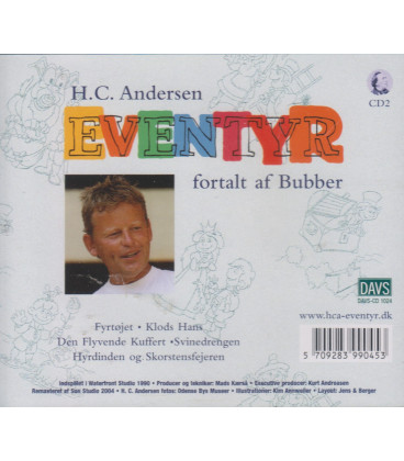 Bubber - H.C. Andersens eventyr CD 1 OG cd 2 - CD NY