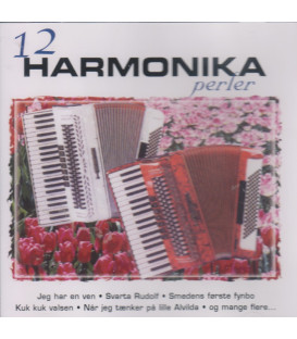 12 HARMONIKAPERLER - CD - BRUGT