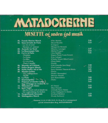 Aalborg Harmonikaklub - Matadorene - Musette og anden god musik - CD - NY