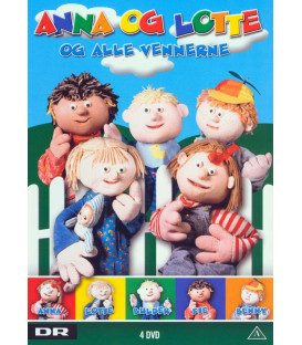 Anna og Lotte og alle vennerne - 4 DVD - BRUGT