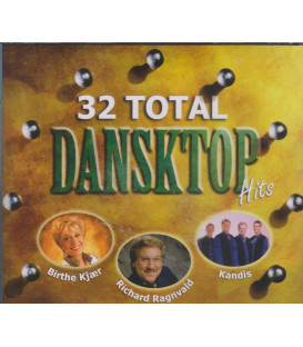 32 total dansktop hits - 2 CD - BRUGT