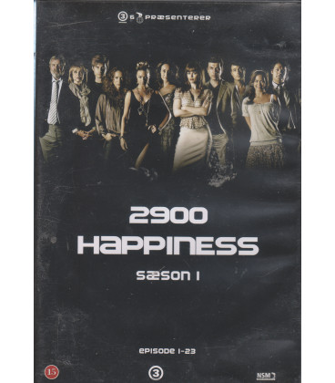 2900 Happiness: Sæson 1 - Afsnit 1-47 - 6 DVD - BRUGT