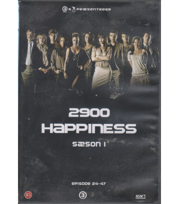 2900 Happiness: Sæson 1 - Afsnit 1-47 - 6 DVD - BRUGT