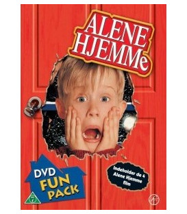 Alene Hjemme 1-4  - 4 DVD - BRUGT