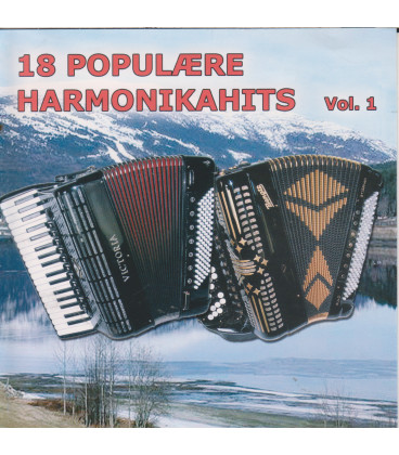 18 Populære Harmonikahits Vol. 1 - CD - BRUGT