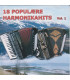 18 Populære Harmonikahits Vol. 1 - CD - BRUGT